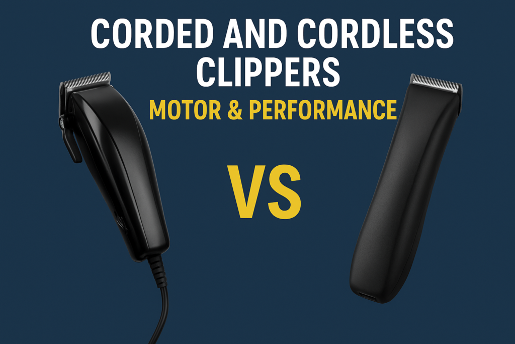 Corded and cordless clippers motor & performance