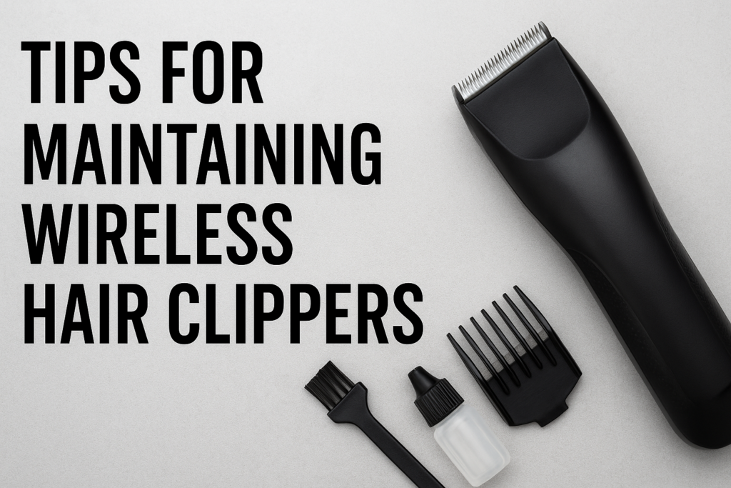 tips for maintaining wireless hair clippers