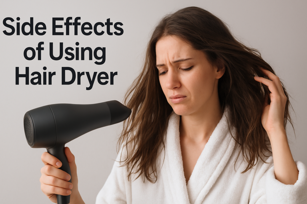 side effects of using hair dryer