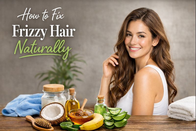how to fix frizzy hair naturally
