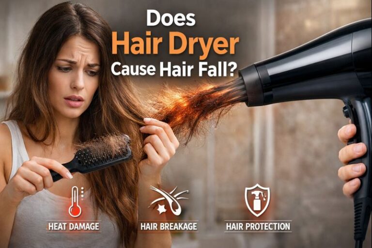 Does Hair Dryer Cause Hair Fall