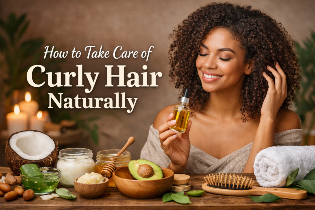 how to take care of curly hair naturally