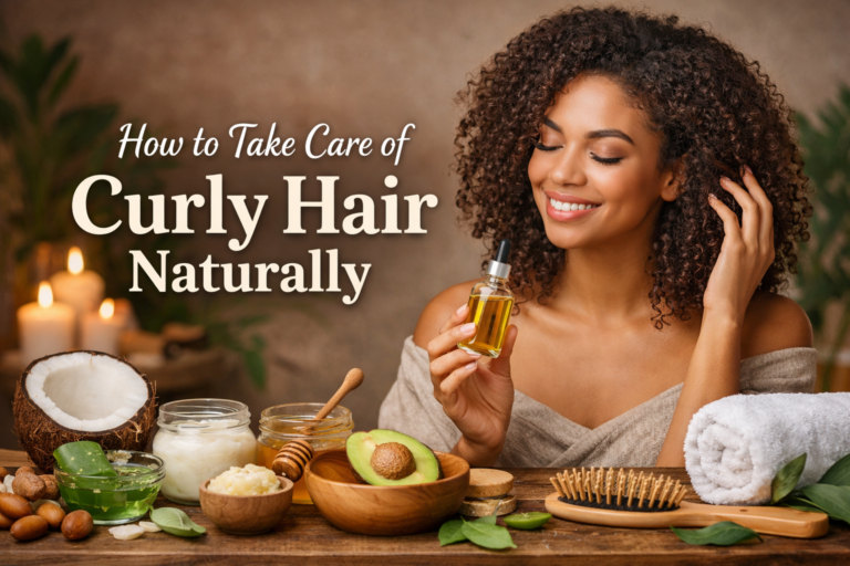 how to take care of curly hair naturally