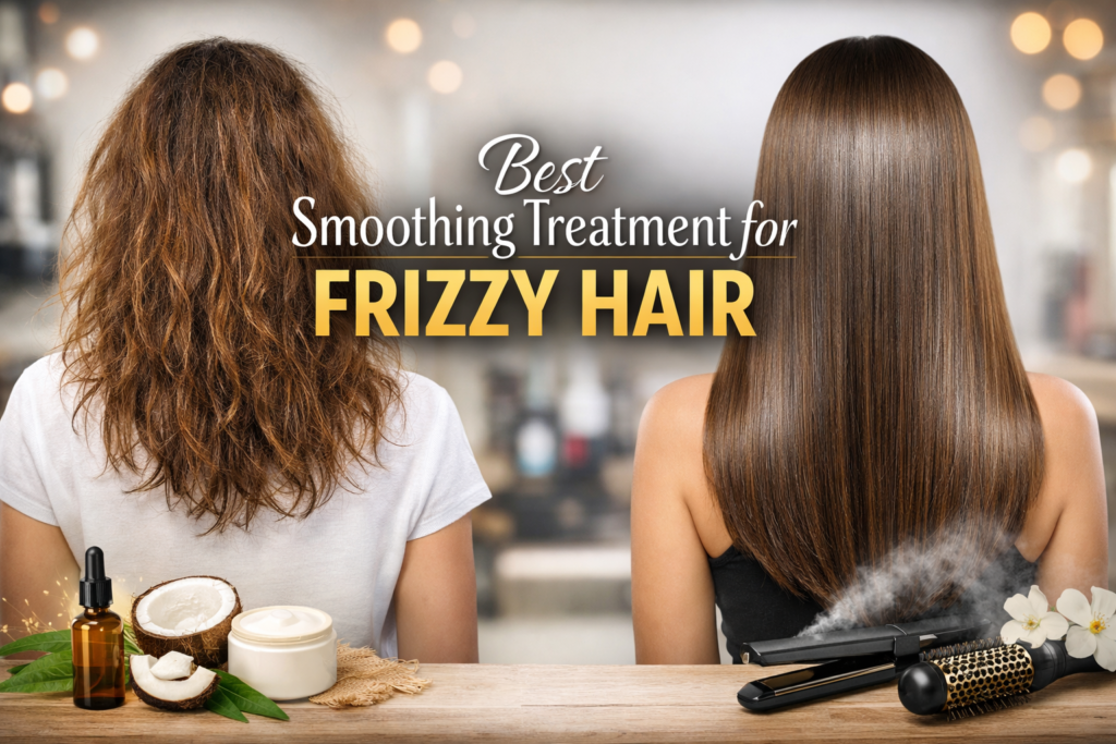best smoothing treatment for frizzy hair