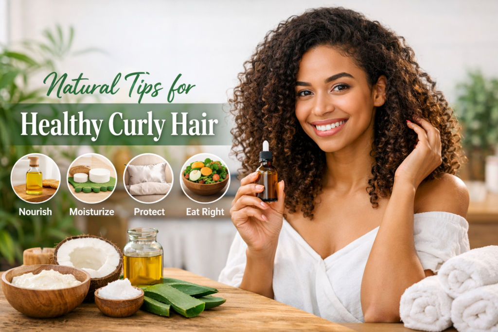 natural tips for healthy curly hair